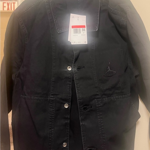 Jordan Men's Black Jean Jacket - Picture 2 of 3